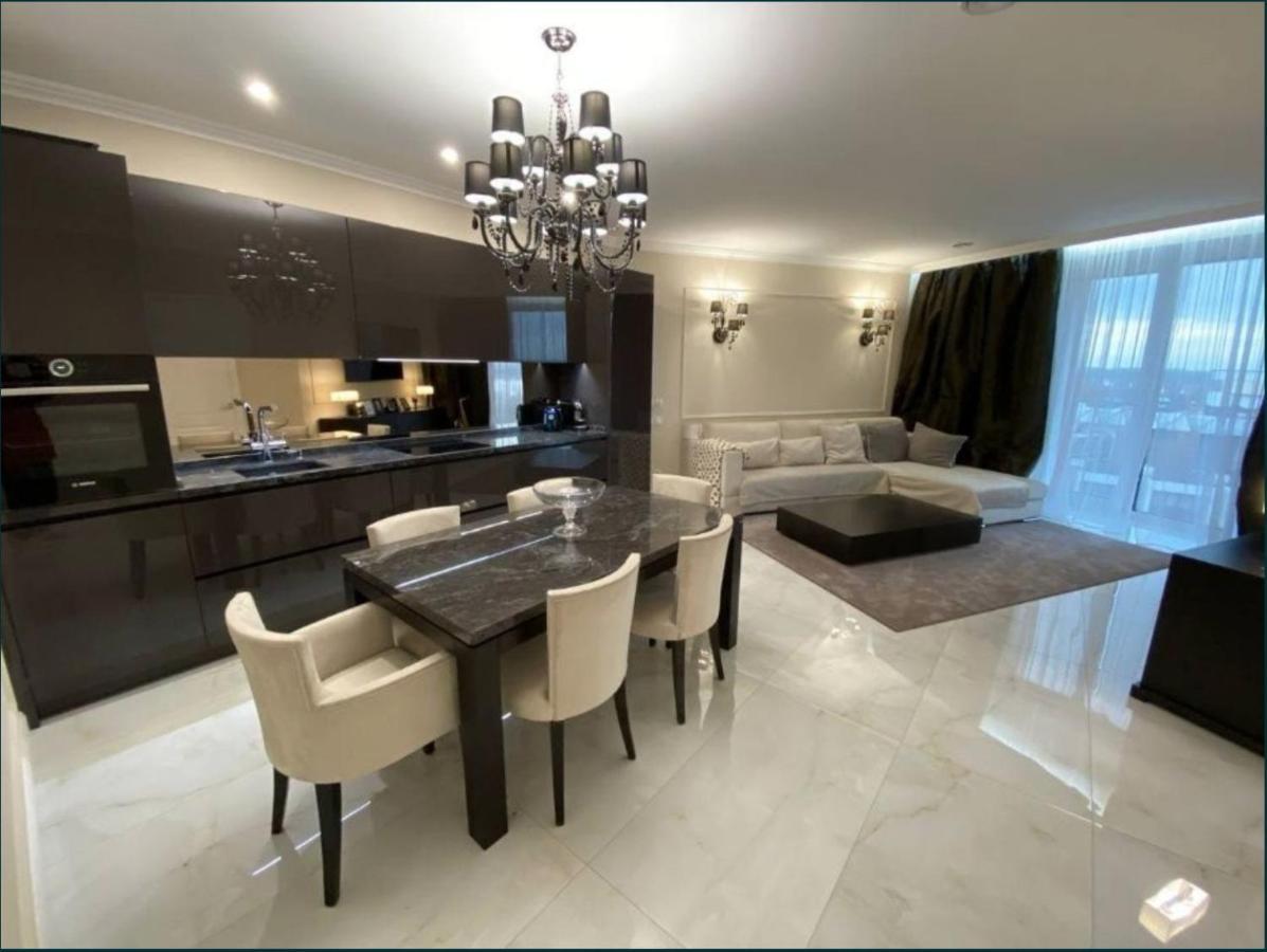 Lux 1-Bedroom Panoramic View Most City Center Area Dnipro Bagian luar foto