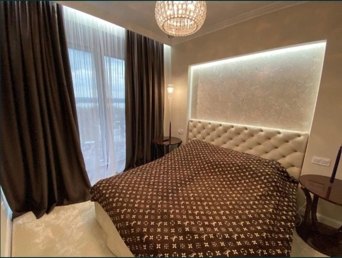 Lux 1-Bedroom Panoramic View Most City Center Area Dnipro Bagian luar foto